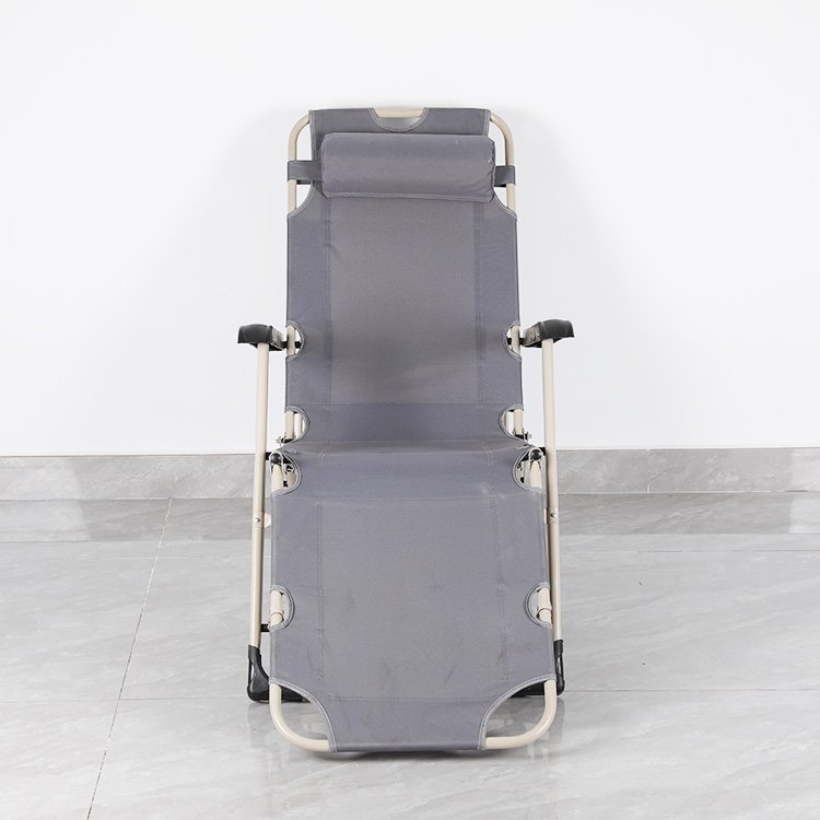 Multi-functional Armrest Beach Chair Outdoor Camping Chair Portable Folding Beach Lounge Chair