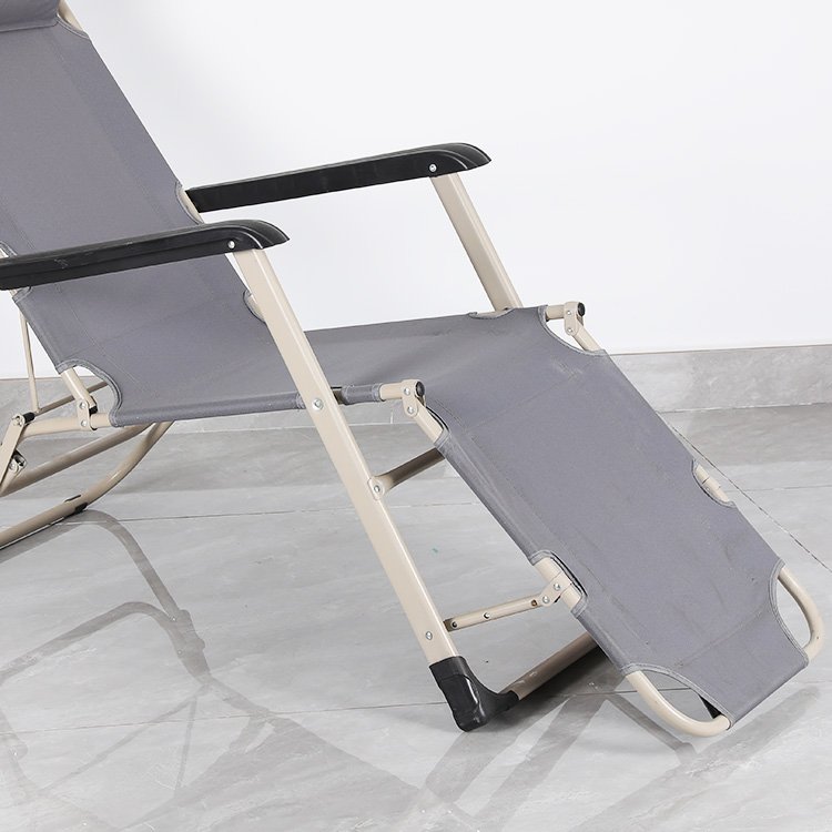 Multi-functional Armrest Beach Chair Outdoor Camping Chair Portable Folding Beach Lounge Chair