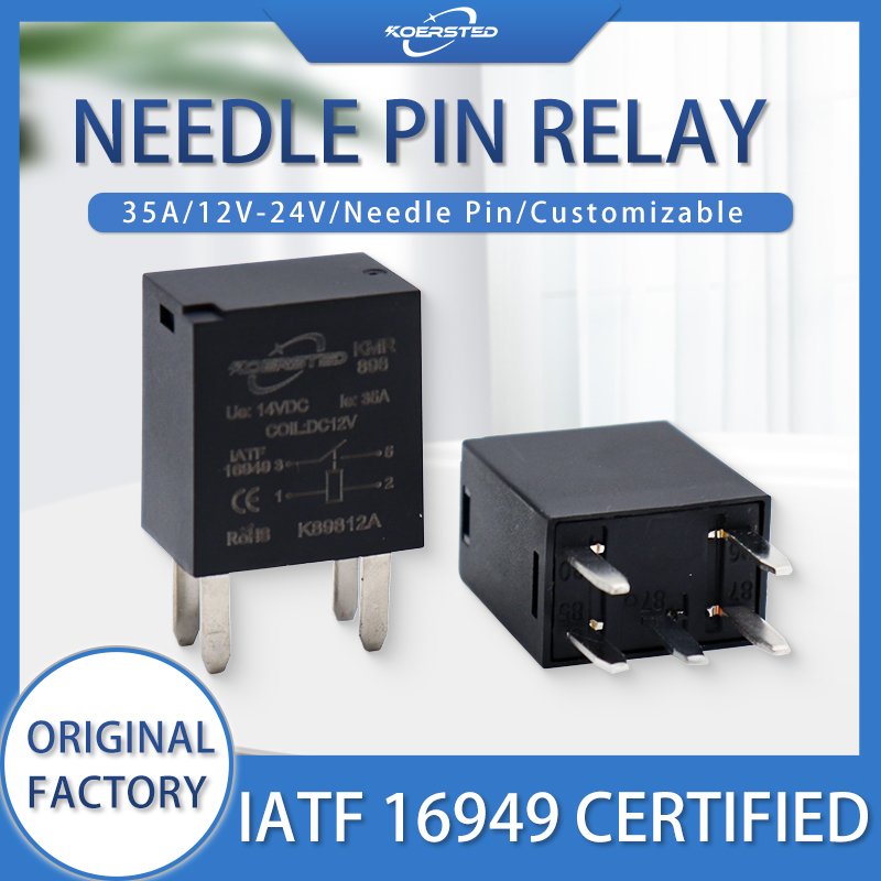 KS301 35A Plug-In ISO Micro Relay New 12V 24V Mini Needle Pin for Automotive Auto Relays