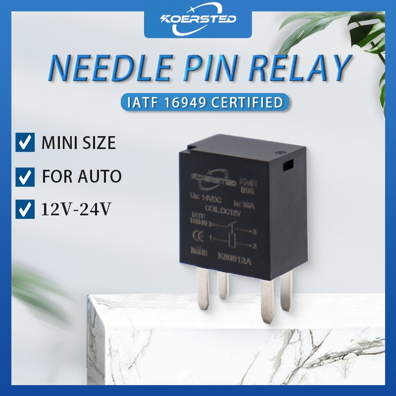KS301 35A Plug-In ISO Micro Relay New 12V 24V Mini Needle Pin for Automotive Auto Relays