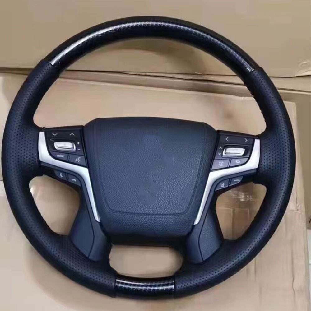 Car Style Steering Wheel For TOYOTA LAND CRUISER LC200 2008-2020 VX GX Size Prado 150 2010-20 Control Coupe Version Suitable SP