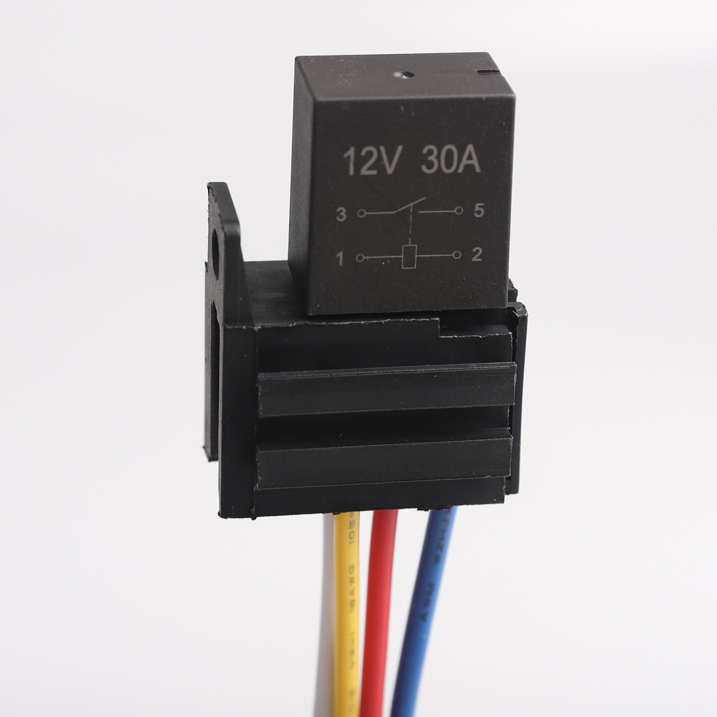 30A 35A 5 Pin Mini Auto Relay 12V With Flame-retardant Plastic Housing