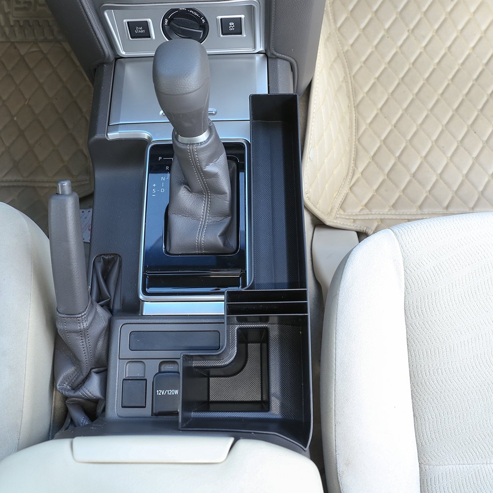ABS Plastic Central Console Armrest Storage Box for Toyota Land Cruiser Prado 2018 Car Accessories