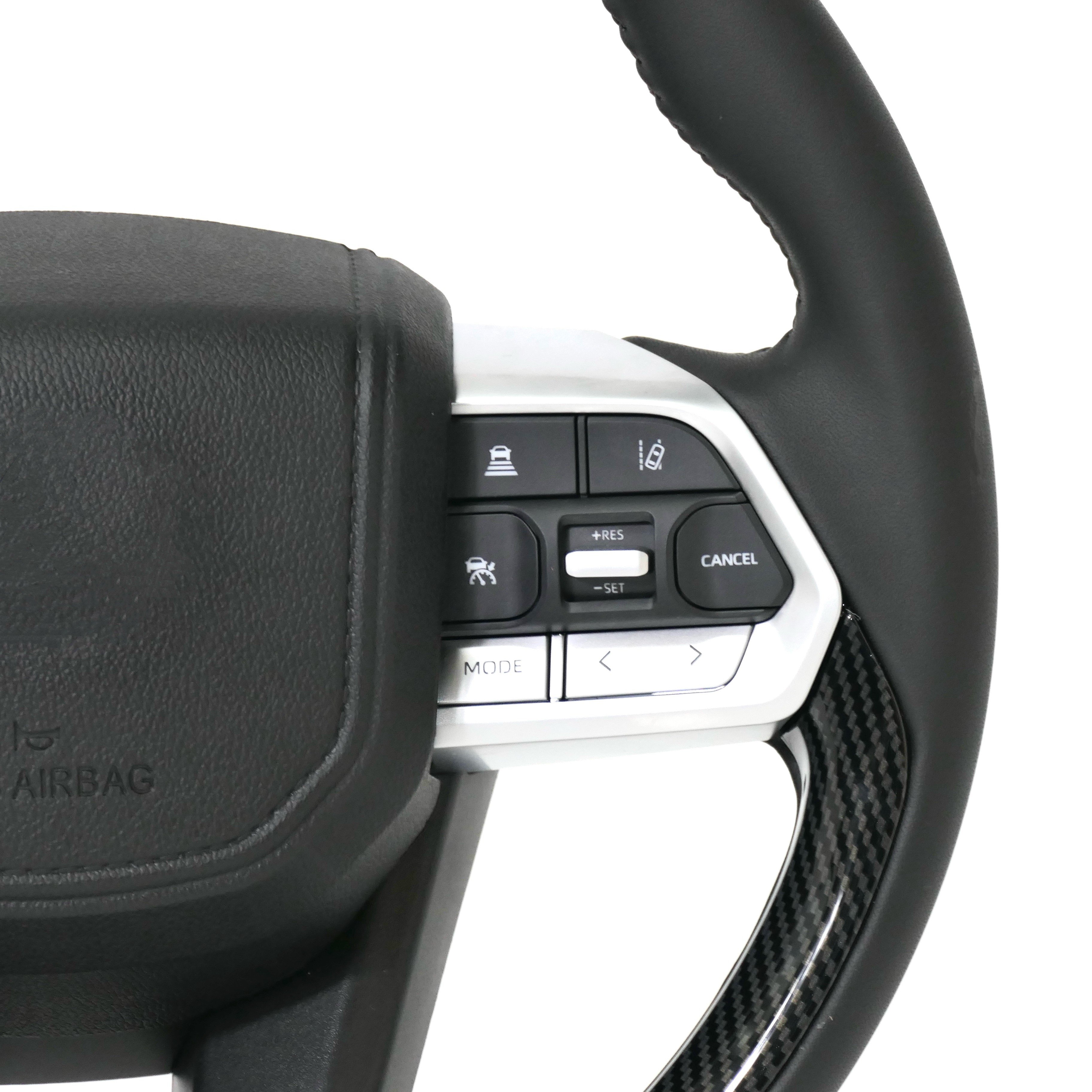 Custom LC300 Carbon fiber car steering wheel to fit Toyota Land Cruiser lc100 fj79 lc200 Prado 2010-2017 fj70 fj79 fj76
