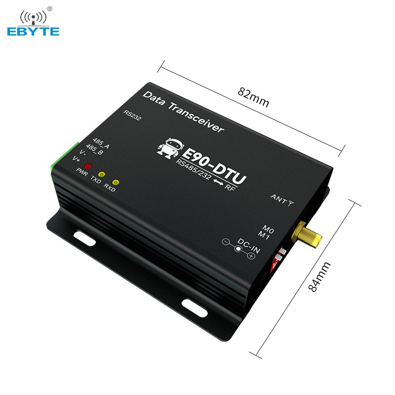 Ebyte E90-DTU(900SL33) tcxo 16km 868MHz/915MHz 33dBm RS232 RS485 DTU auto relay RSSI LoRa spread spectrum immunity Modem