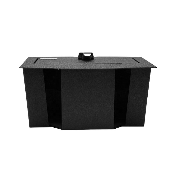 Tuojue Metal Console Storage Lock Box Interior Security Gun Safe Vault Insert Compatible Dodge Ram 1500 2009-2018 Pickup Truck
