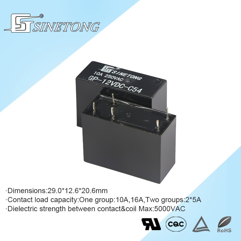 GP 12VDC 5pins Motor Controller Relay With CQC TUV