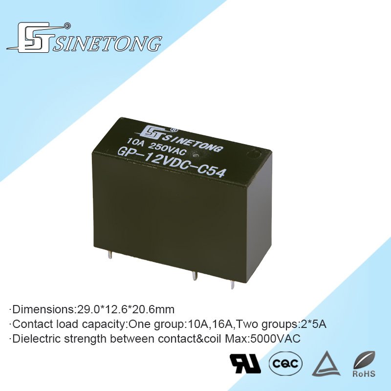 GP 12VDC 5pins Motor Controller Relay With CQC TUV