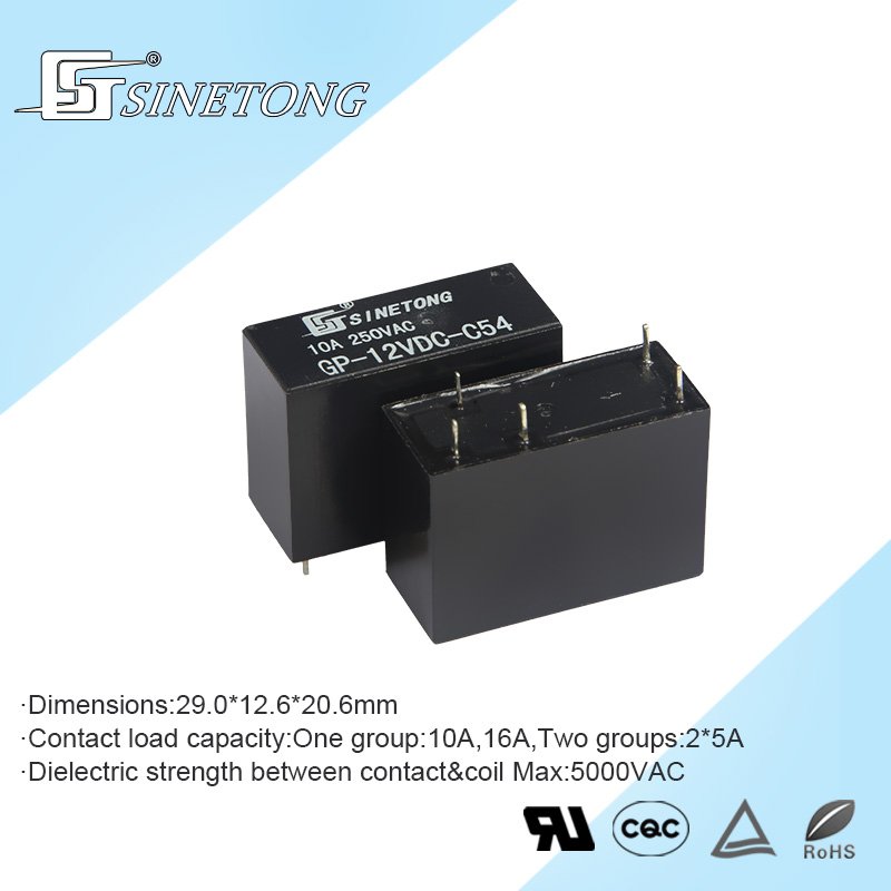GP 12VDC 5pins Motor Controller Relay With CQC TUV