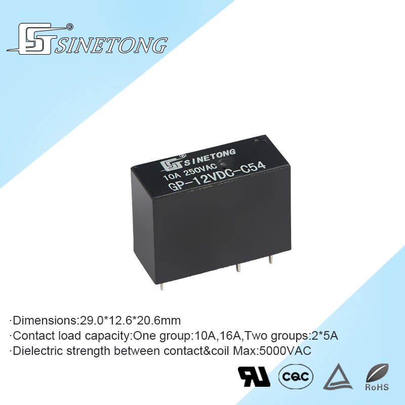 GP 12VDC 5pins Motor Controller Relay With CQC TUV