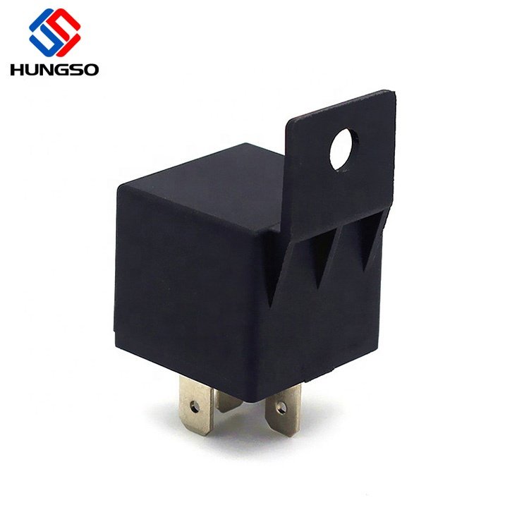 Universal Type Automobile Relay Car 1Z 5PIN SPDT 24v 40a Auto Relay With Plastic Bracket