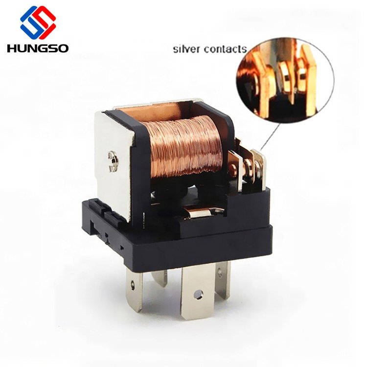 Universal Type Automobile Relay Car 1Z 5PIN SPDT 24v 40a Auto Relay With Plastic Bracket