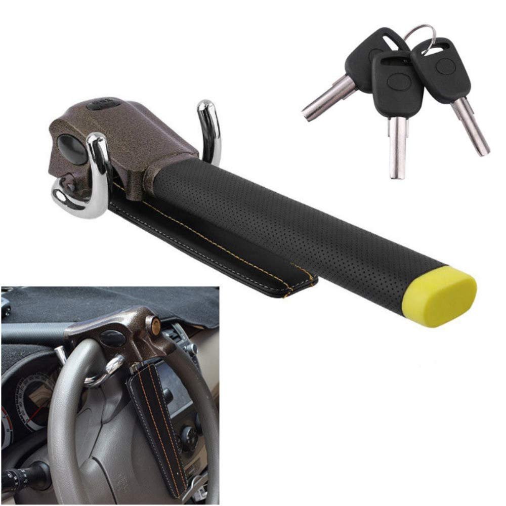YH1556 Retractable Tamper-Proof Car Steering Wheel Lock