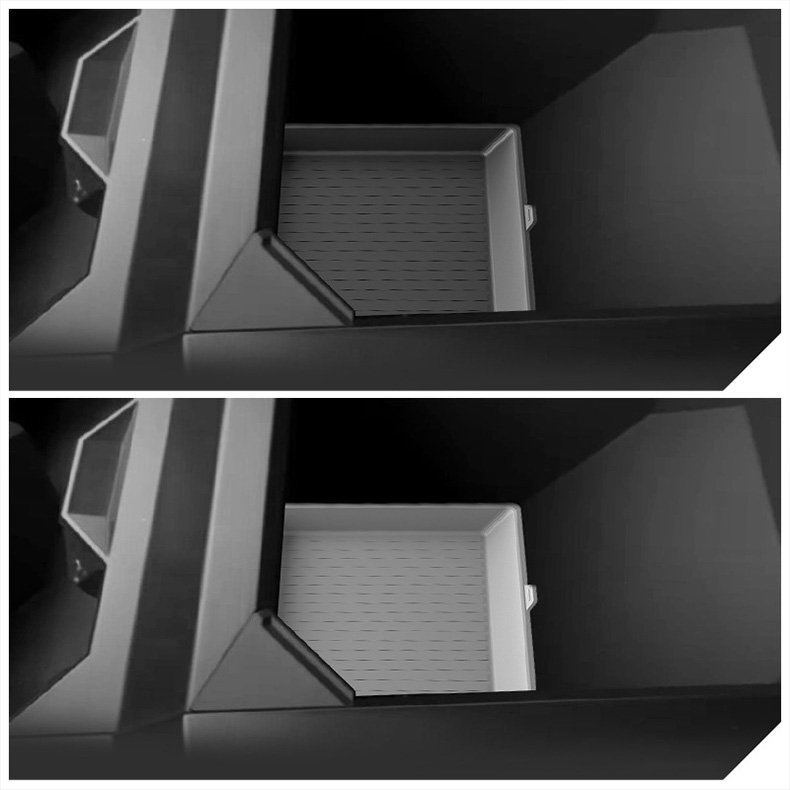For 24 Models of Tesla Cybertruck Non-Slip Silicone Pad Armrest Box Interior Accessories