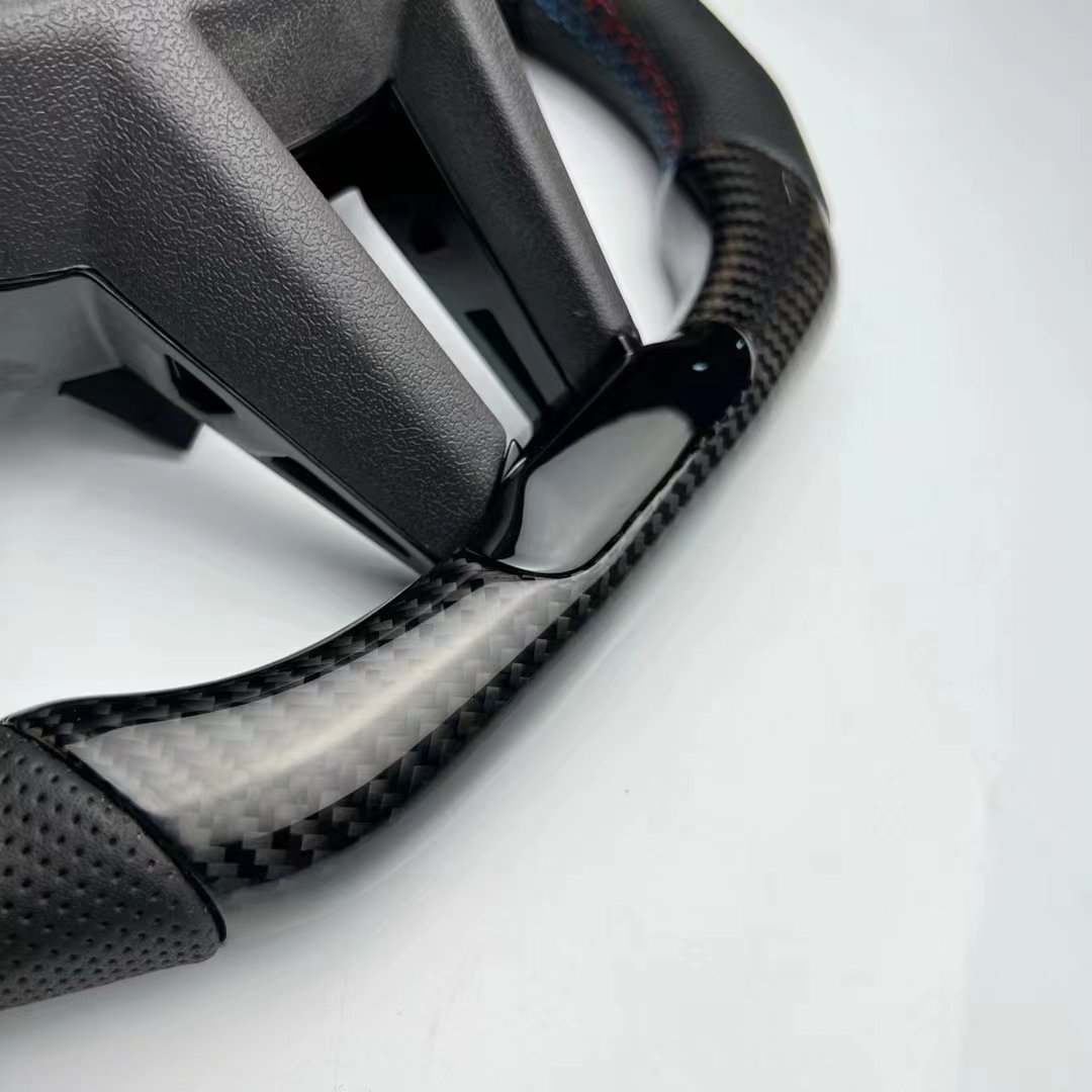 Carbon Trim Upgrade Steering Wheel for BMW G20 G30 G80 G82 G42 M4 F82 M5 F90 M3 F80 X5 F95 X6 F96 X3M F97 M8 F92 customization