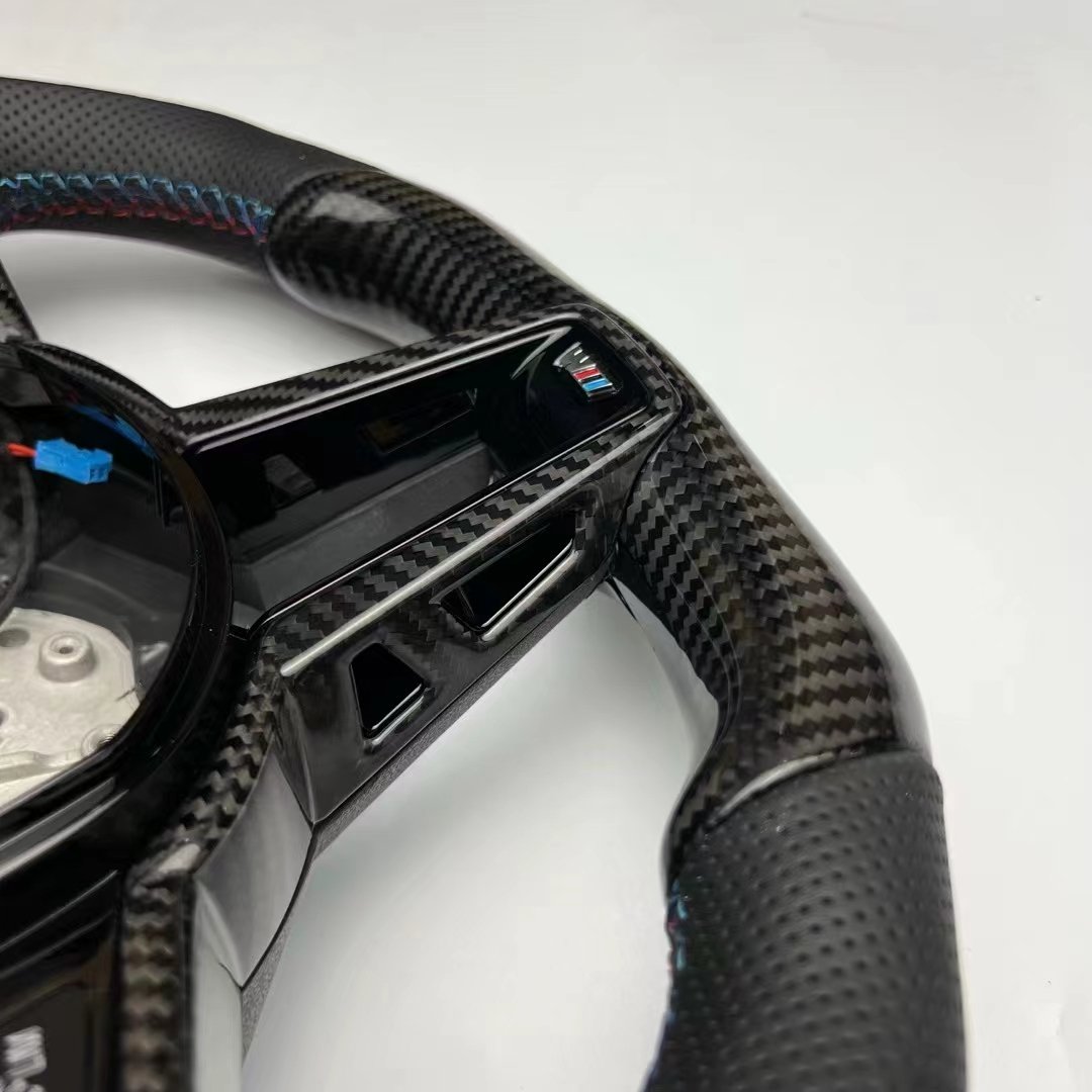 Carbon Trim Upgrade Steering Wheel for BMW G20 G30 G80 G82 G42 M4 F82 M5 F90 M3 F80 X5 F95 X6 F96 X3M F97 M8 F92 customization