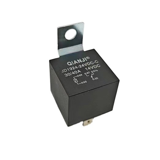 QIANJI 12V-72V 40A-80A Miniature Electromagnetic Automotive Relay JD1914 JD1924 5-Pin Conversion Relays 12V 24V 36V 48V 60V 72V