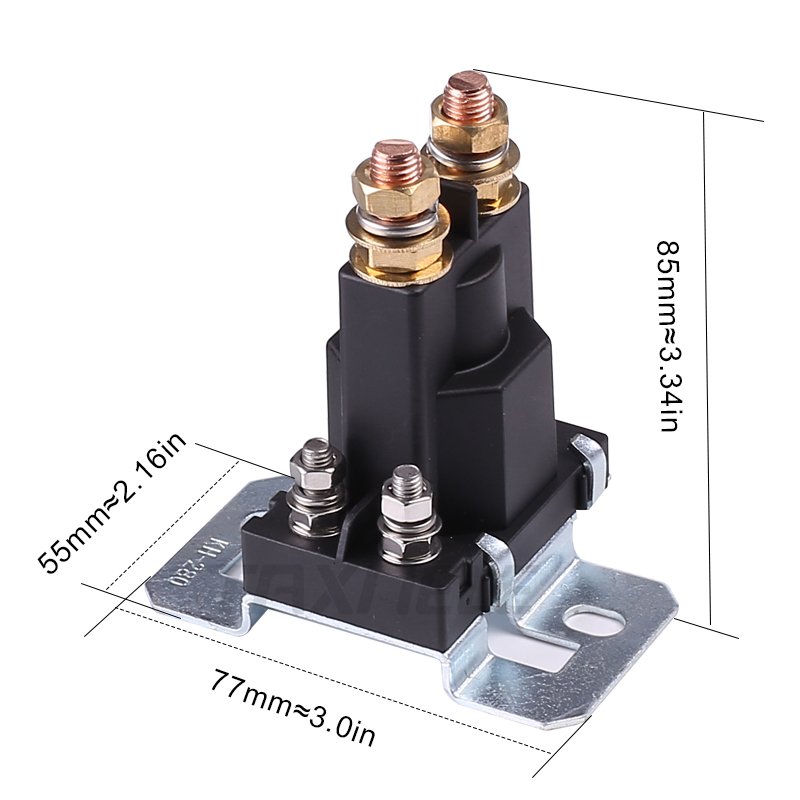 High Current Relay 500A 12V/24V Dual Battery Start Relay Large Current Car Power Switch,Starting Relay,Auto Starter Relay
