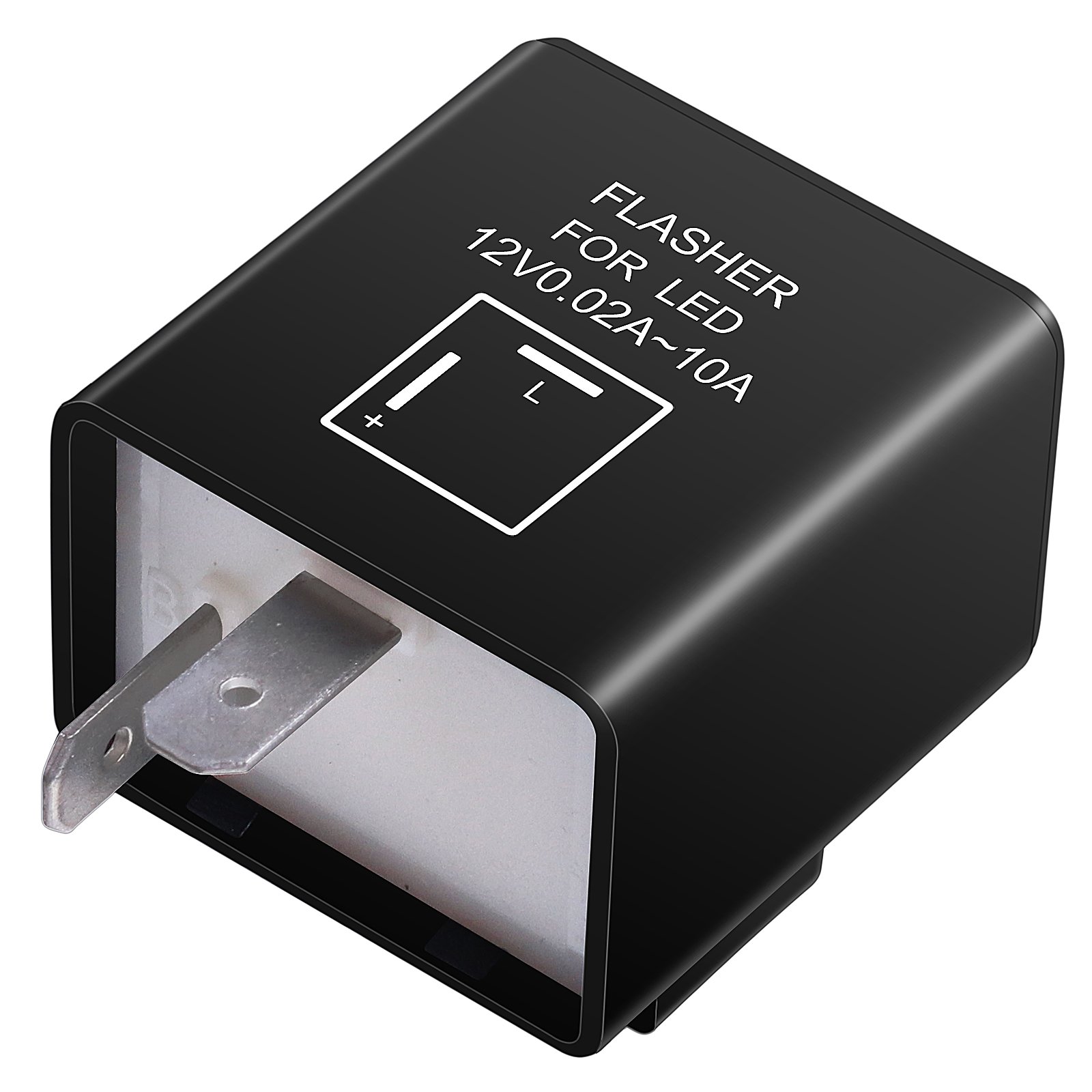 2-Pin LED Flasher Relay Fix Hyper Flash Turn Signal Decoder Brake Light Led Flasher Bulb Motorcycle LED Flashers