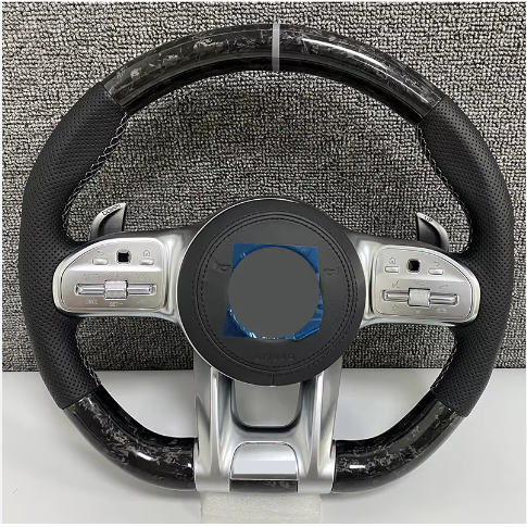 Auto Customized Steering Wheel Carbon Fiber for Mercedes-Benz C300 C200 C180 W204 W211W213 W205 W447 E63 Glc S G Class LED