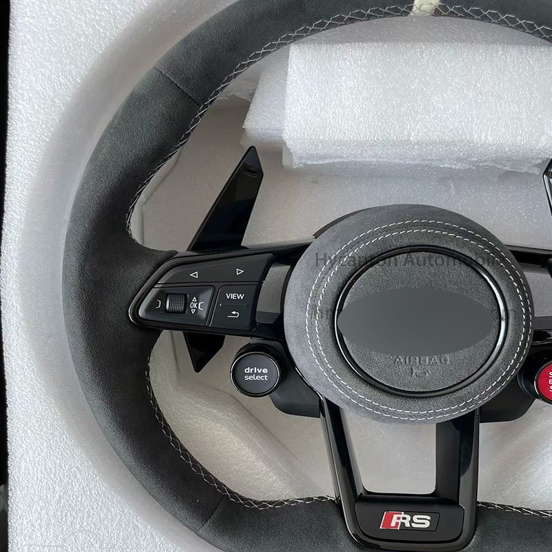 Direct sale wholesale price fine workmanship Alcantara steering wheel For Audi A4L A3 A6L car steering wheel