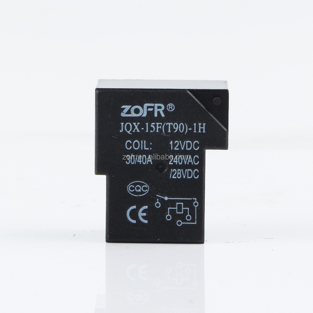 JQX-15F Power Relay 5PIN SPST 24v 30A Relay protection 12v Auto Control Relays