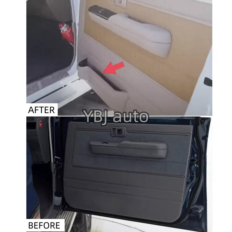 YBJ Car Accessories Interior Pocket Storage Organizer Box for Land Cruiser 70 Series LC79 FJ79 Front Door Cup Holder Storage Box