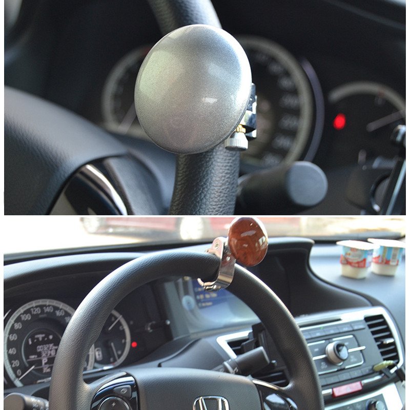 New DIY Steering Covers Car Parts Auto Hand Control Power Handle Grip Spinner Knob Car Steering Wheel Ball Booster Strengthener