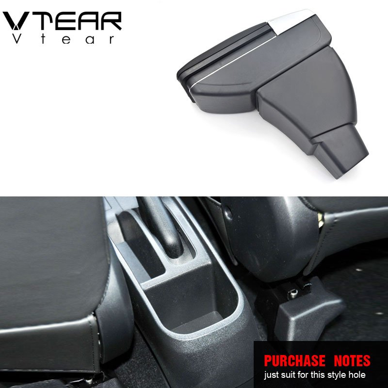Vtear for Great Wall Hover Haval M4 Accessories Car Armrest Leather Arm Rest Usb Interface Storage Box Console Interior