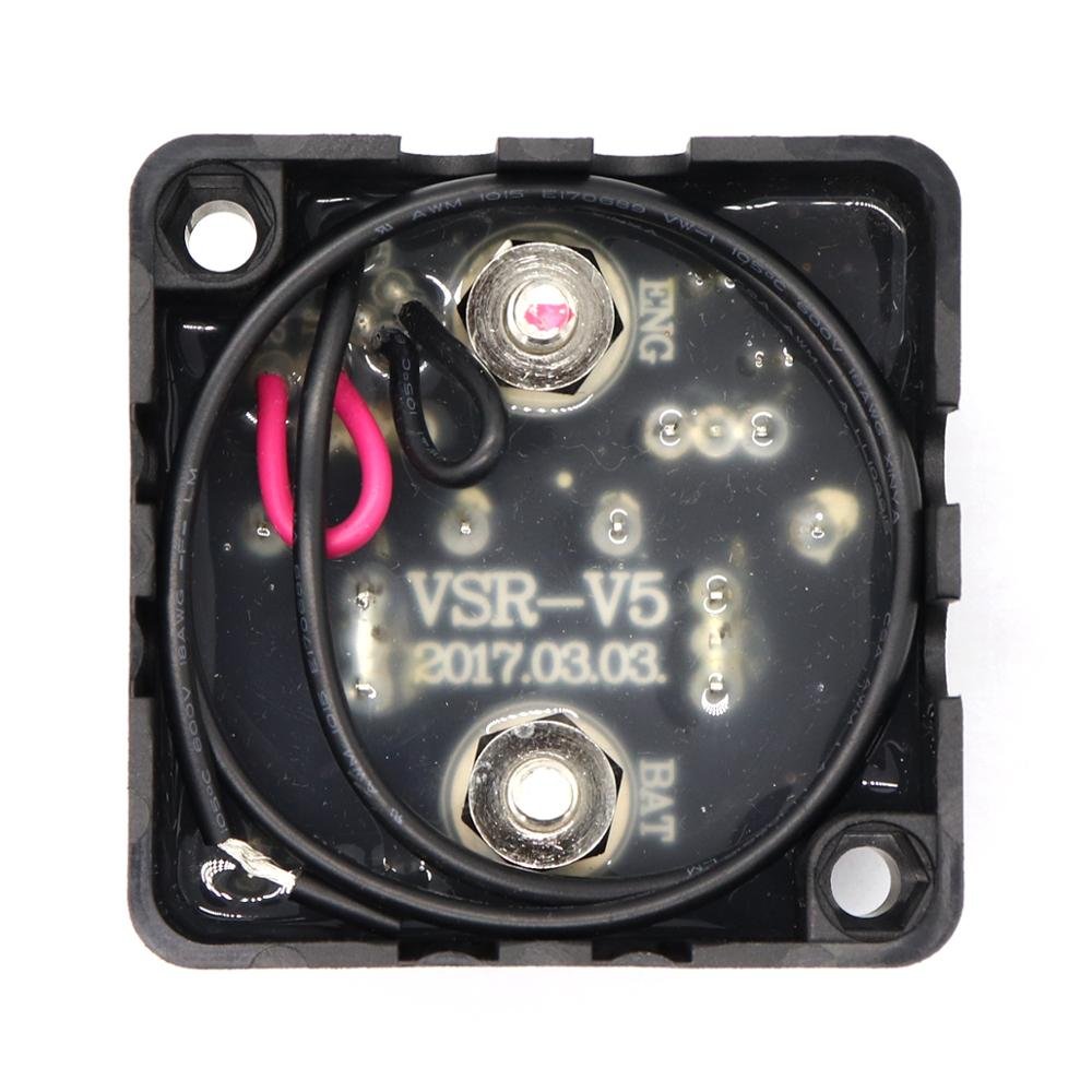 KETO Marine 4WD Vehicle 125Amp Dual Battery Isolator VSR Voltage Sensitive Relay Cable Kit