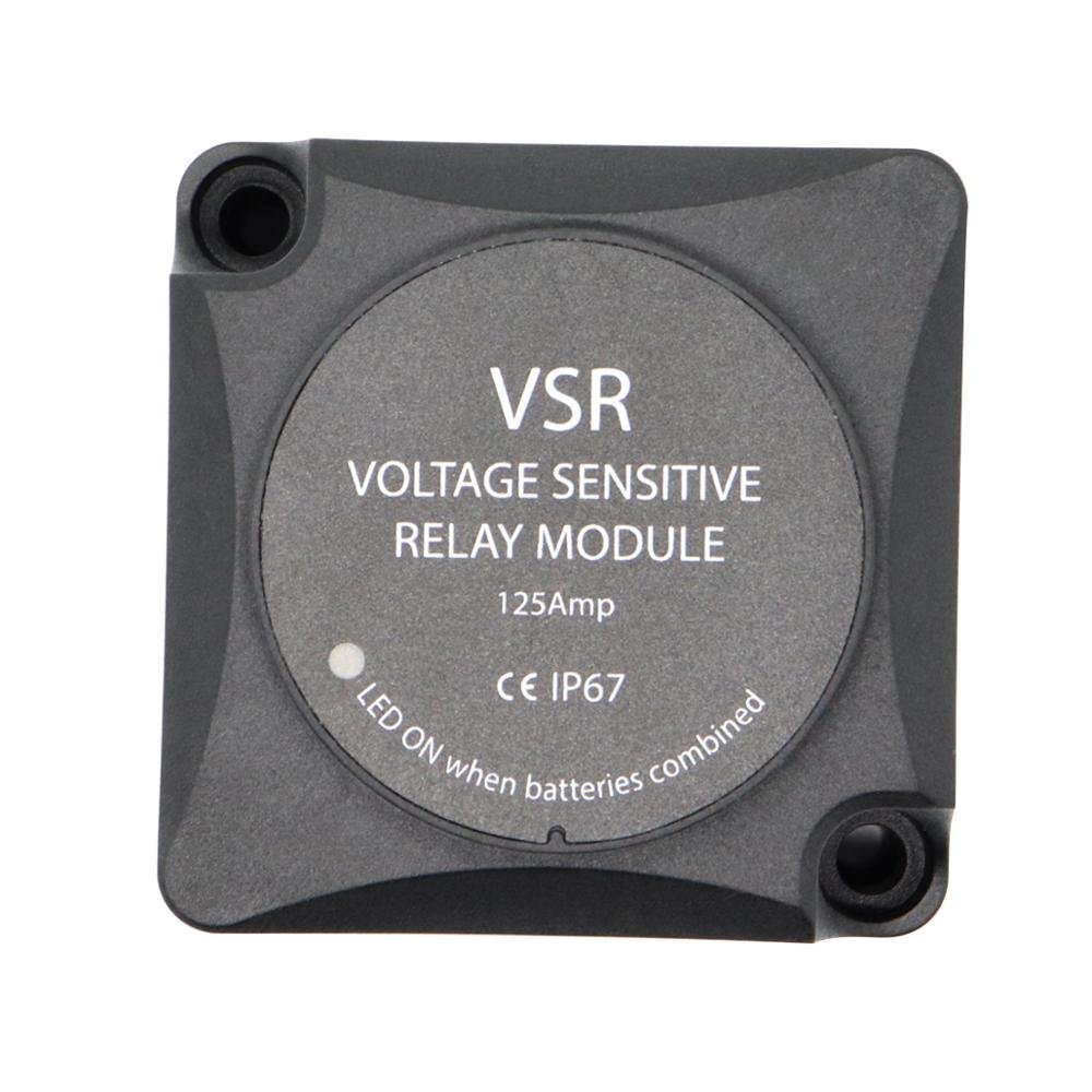 KETO Marine 4WD Vehicle 125Amp Dual Battery Isolator VSR Voltage Sensitive Relay Cable Kit