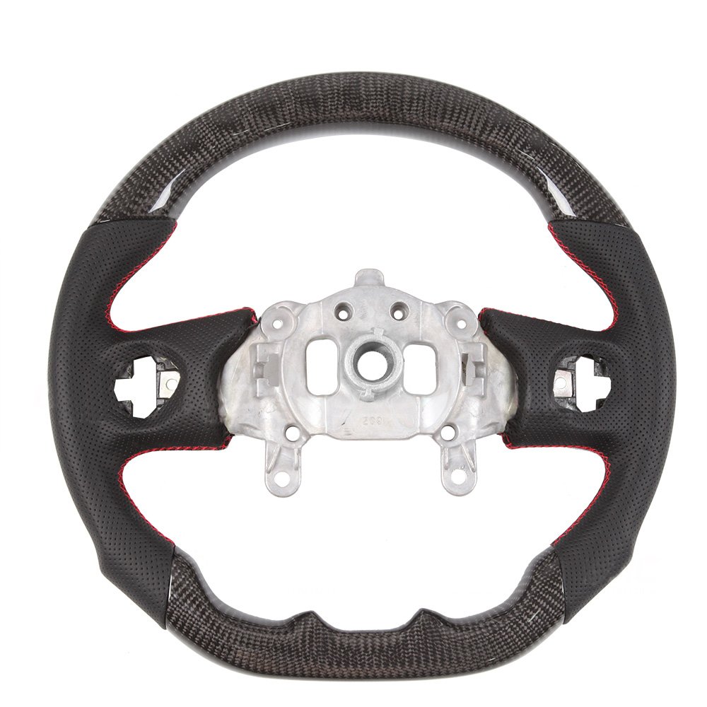LED RPM Car Steering Wheels Fit for Jeep JL Wrangler JL JK exhaust accessories Carbon Fiber Steering Wheel