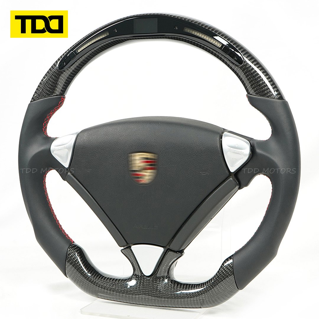 Customized Making LED Steering Wheel For Porsche Cayenne Turbo GTS