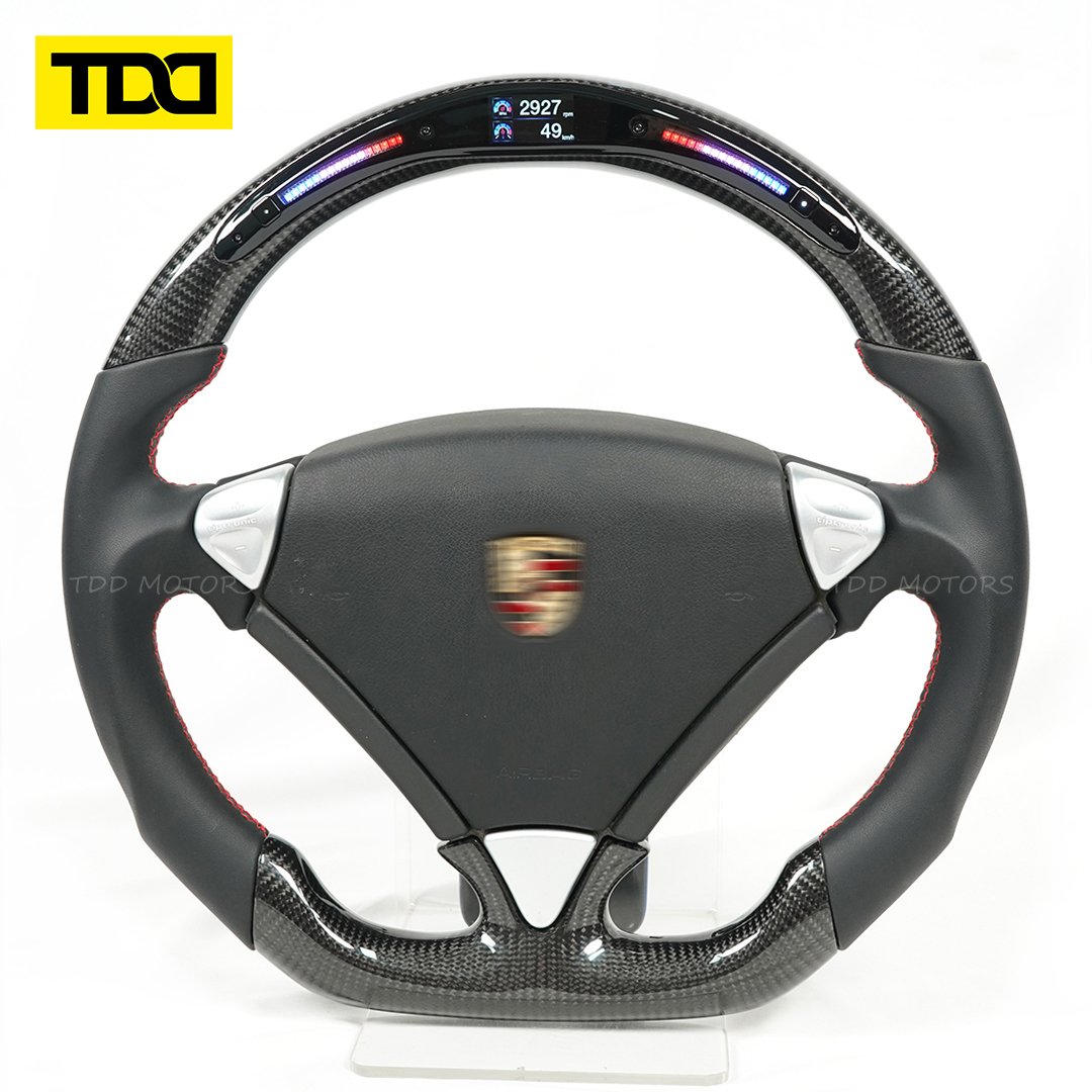 Customized Making LED Steering Wheel For Porsche Cayenne Turbo GTS