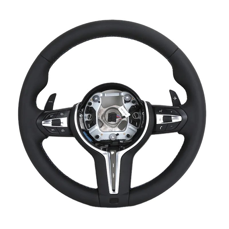 Car interior accessories for BMW F10 F30 E90 E92 F11 F80 F82 F83 F85 F86 F87 X3 X4 X5 leather steering wheel