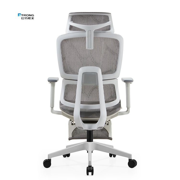 Height Adjustable Full Mesh Office Swivel Chair Ergonomic Chair With Footrest