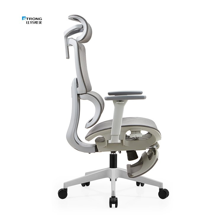 Height Adjustable Full Mesh Office Swivel Chair Ergonomic Chair With Footrest