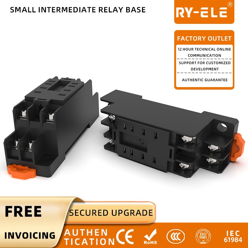 8-Pin Relay Socket RYF08A 18F-2Z-C1 Subminiature Auto Relay with Sealed Protective Features for General Purpose Use