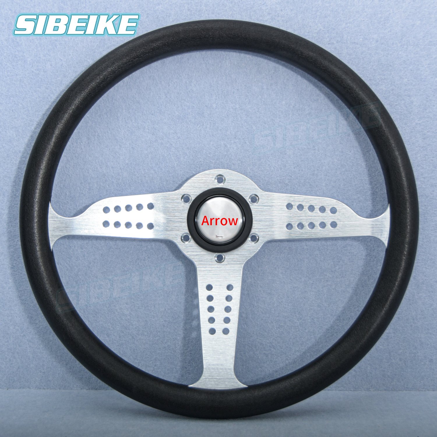 JDM Super Grand Prix PU Steering Wheel 14inch Vintage Sports Car Racing Steering Wheel