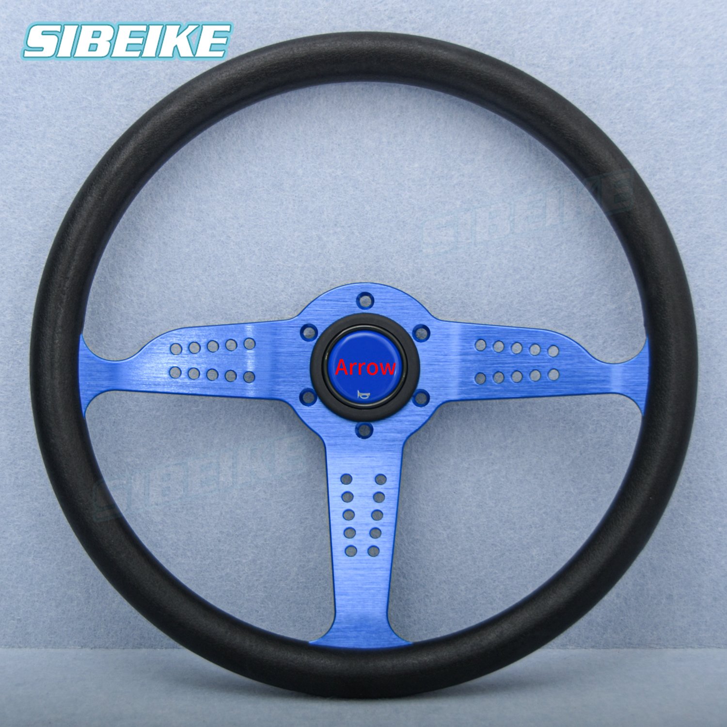 JDM Super Grand Prix PU Steering Wheel 14inch Vintage Sports Car Racing Steering Wheel