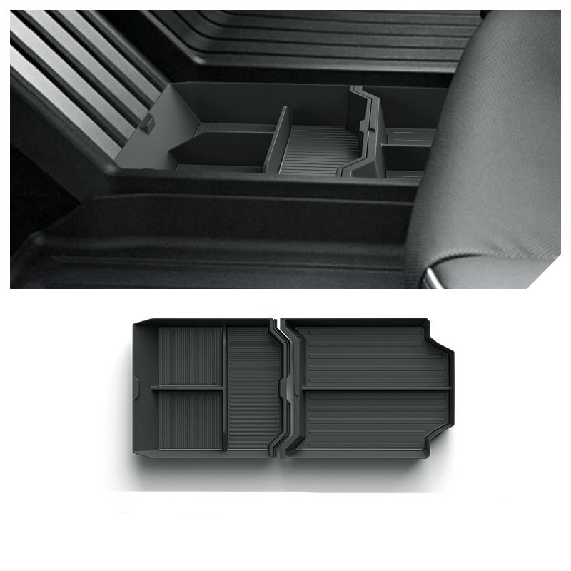 Original Vehicle Conversion Multifunctional Accessories TPE Material Armrest Storage Box for Cybertruck