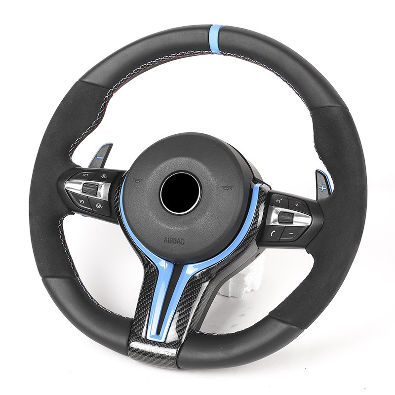 Car Accessories Leather Steering For BMW M3 M5 M6 F01 F02 F06 F07 F10 F11 F12 F13 F30 F32 F80 E91 E92 Car Steering Wheel
