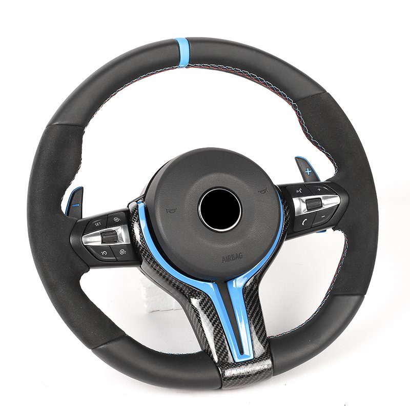 Car Accessories Leather Steering For BMW M3 M5 M6 F01 F02 F06 F07 F10 F11 F12 F13 F30 F32 F80 E91 E92 Car Steering Wheel