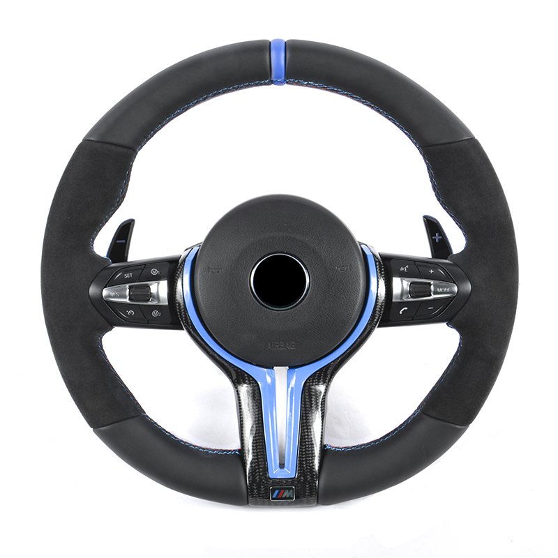 Car Accessories Leather Steering For BMW M3 M5 M6 F01 F02 F06 F07 F10 F11 F12 F13 F30 F32 F80 E91 E92 Car Steering Wheel