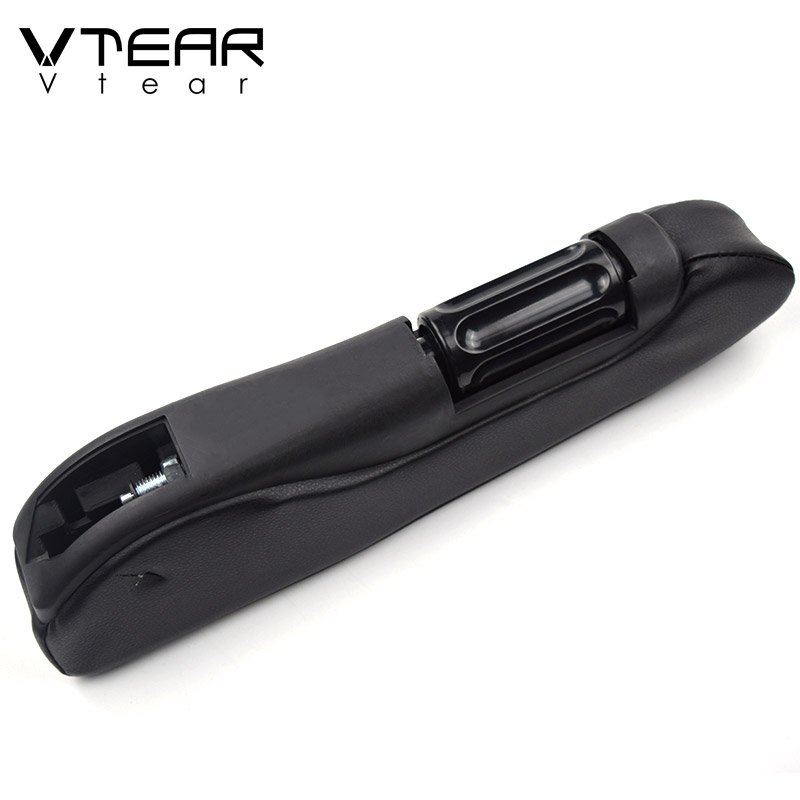 Vtear Universal Car Seat Armrest Left Right Adjustable Arm Rest Plastic Leather Car-styling Interior Accessories 1999-2019