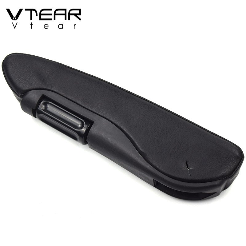 Vtear Universal Car Seat Armrest Left Right Adjustable Arm Rest Plastic Leather Car-styling Interior Accessories 1999-2019