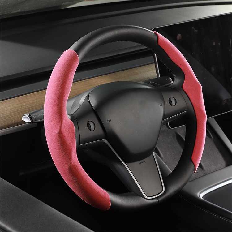 2024 New Anti-Skid Car Steering Wheel Cover PU Leather for Tesla Model 3 Cheap Price Car Accessories