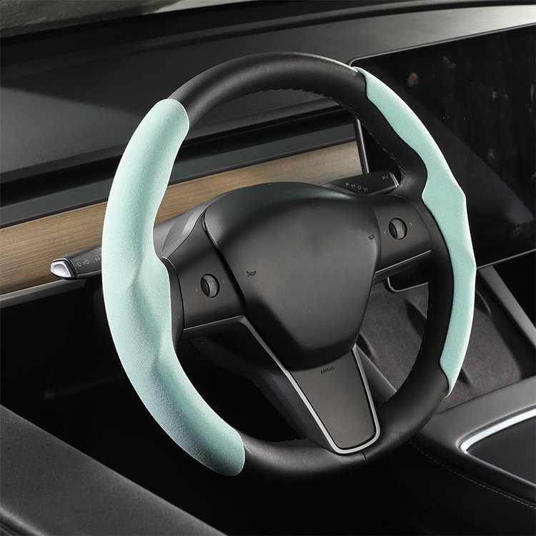 2024 New Anti-Skid Car Steering Wheel Cover PU Leather for Tesla Model 3 Cheap Price Car Accessories