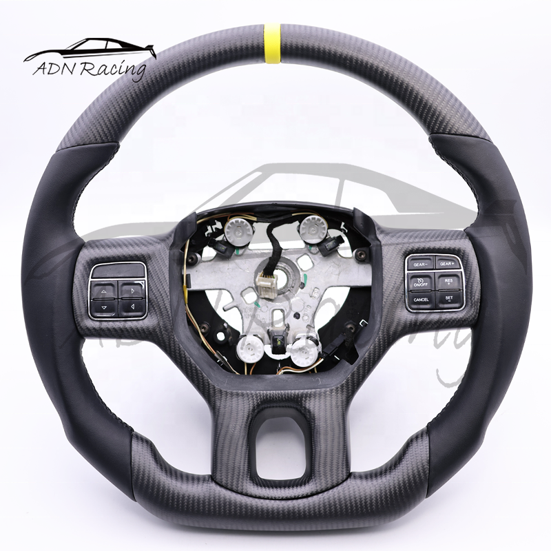 DRY Carbon Fiber Steering Wheel For DODGE RAM 1500/2500 4th Gen 2012-2018