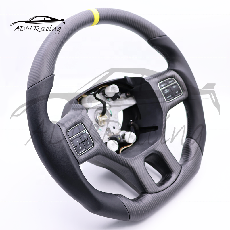 DRY Carbon Fiber Steering Wheel For DODGE RAM 1500/2500 4th Gen 2012-2018